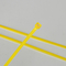 العلاقات كبل النايلون الأصفر متعددة الأغراض 3.6 مم × 250 مم ذاتي القفل من النايلون 66 روابط كبل