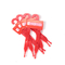 شماعات حزام بلاستيكي بشعار مخصص باللون الأحمر لحزام معدات الحصان بشعبين